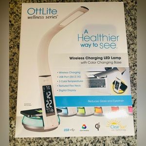Ottlite wireless charging LED light
